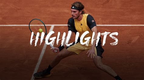 French Open Highlights Stefanos Tsitsipas Downs Matteo Arnaldi To