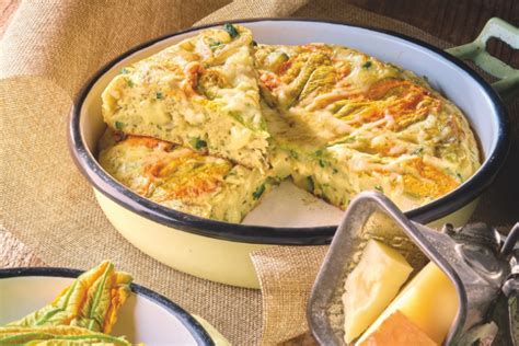 Frittata Aux Fleurs De Courgette Lomelette Italienne Kiss My Chef