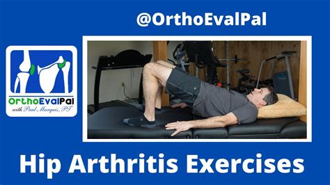 Hip Arthritis Exercises (Light Strengthening) - YouTube