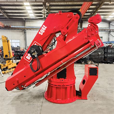 Mini Ton Folding Arm Hydraulic Boat Marine Deck Crane Chinese Crane