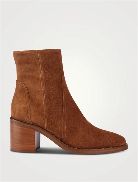 Aquatalia Janella Suede Ankle Boots Holt Renfrew