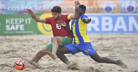 Vid O Cosafa Beach Soccer Le Maroc En Demi Finales En Battant La