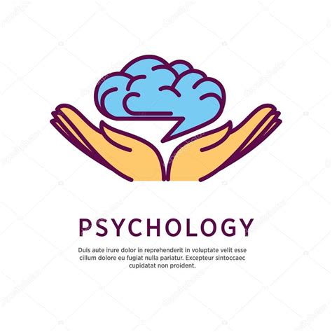 Diseño Del Logo De Psicología Con Palmas De Las Manos Abiertas Con