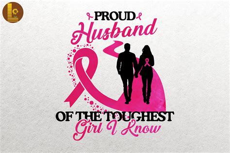 Proud Husband Breast Cancer Awareness By Mulew Art Thehungryjpeg