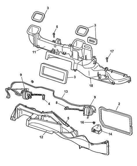 2011 Dodge Ram 1500 Blend Door Actuator Diagram