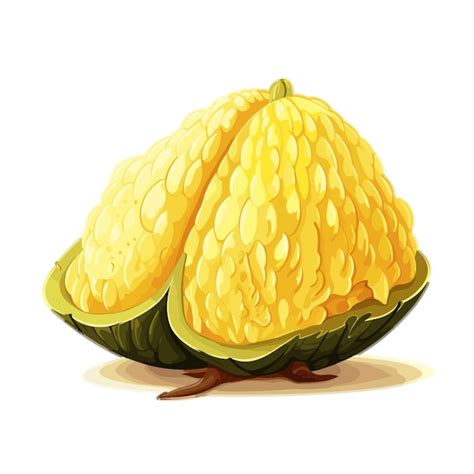 Premium Vector Jackfruit Vector On White Background