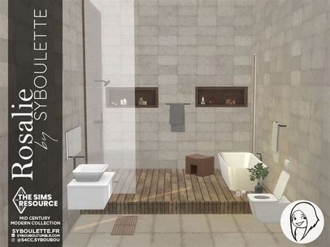 Rosalie Bathroom Cc Sims 4 Syboulette Custom Content For The Sims 4