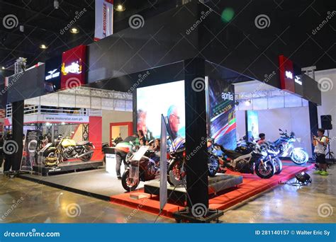 Aprilia And Moto Guzzi Booth At Inside Racing Bike Festival In Pasay