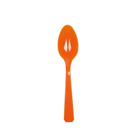 10 Spoons Orange Peel Plastic 147 Cm Amscan Europe