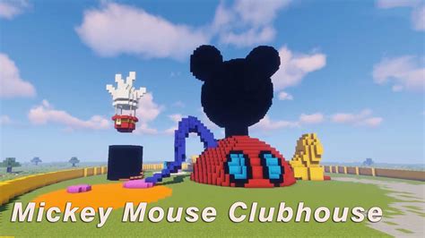 Mickey Mouse Clubhouse Minecraft Schematic Download Oplyy