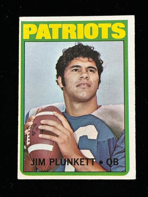 Lot Topps Jim Plunkett Rc