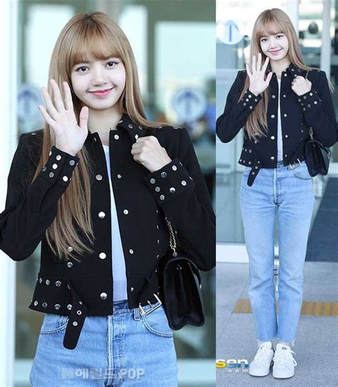 Descubrir 72+ imagen lisa blackpink airport fashion - Viaterra.mx