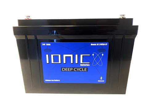 125ah 12v Ionic Deep Cycle Lithium Battery Drewcraft Llc