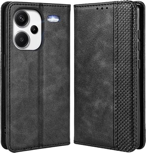 MOJIA Hülle Flip Case für Xiaomi Redmi Note 13 Pro 5G PU Dünne