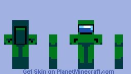 VS. Impostor V4 (Friday Night Funkin') Green Impostor Minecraft Skin