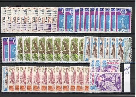 France Beau Lot De Timbres Neufs Pour Courrier Faciale Catawiki