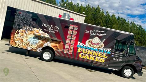 Decorative Funnel Cakes Food Truck In Atlanta Georgia Goodfynd