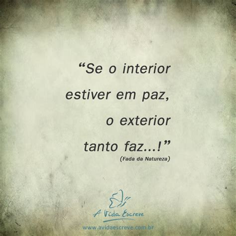 Interior E Exterior A Vida Escreve