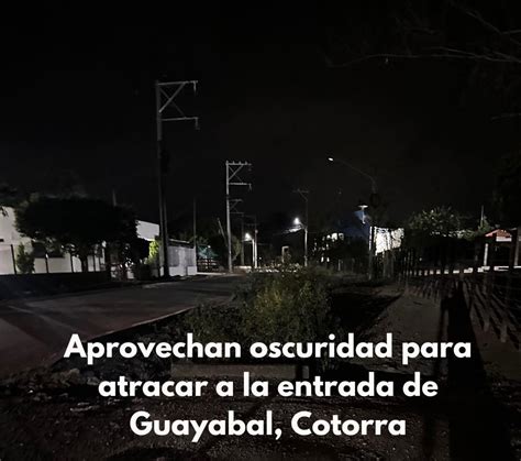 Problemas En El Alumbrado P Blico Generan Inseguridad En La Entrada De