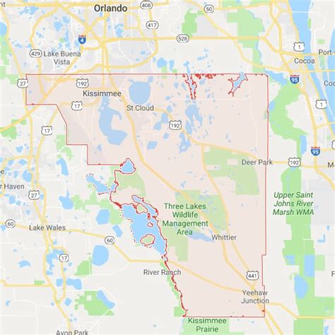 Osceola County Florida Map Florida Map | Maps Of Florida