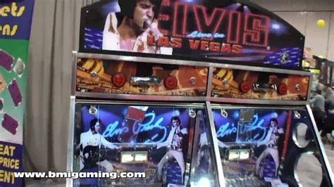 Elvis Presley Live In Las Vegas Coin Pusher Quick Coin Redemption