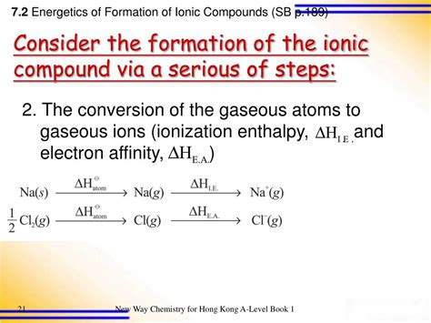 PPT - 7.1 Formation of Ionic Bonds: Donating and Accepting Electrons 7.2 Energetics of Formation ...