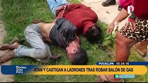 Pucallpa Vecinos Capturan A Delincuentes Y Los Castigan Brutalmente