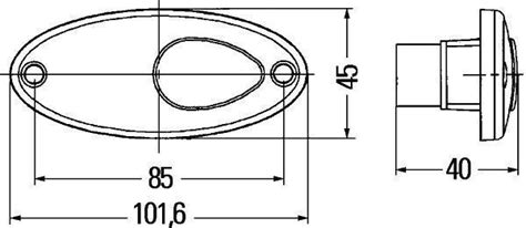 Hella Feu de Position Latéral Support Droit Gauche Halogène W5W 12V