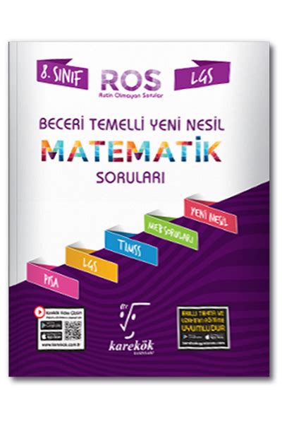 Karekök LGS 8 Sınıf Beceri Temelli Yeni Nesi Matematik Soruları