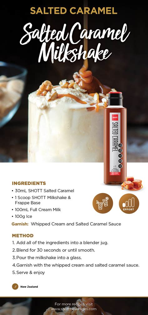 Salted Caramel Milkshake SHOTT Beverages