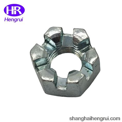 Asme Ansi B Stainless Steel Hexagon Slotted Nuts And Castle Nuts