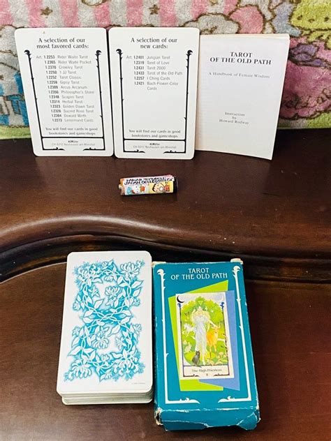 Vintage Rare 1990 Tarot Of The Old Path 850 Hobbies And Toys