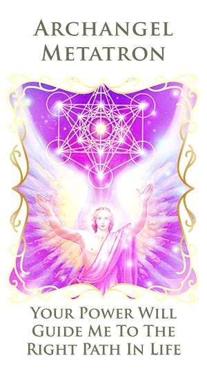 Archangel Metatron You Will Be Guided To The Right Path In Life