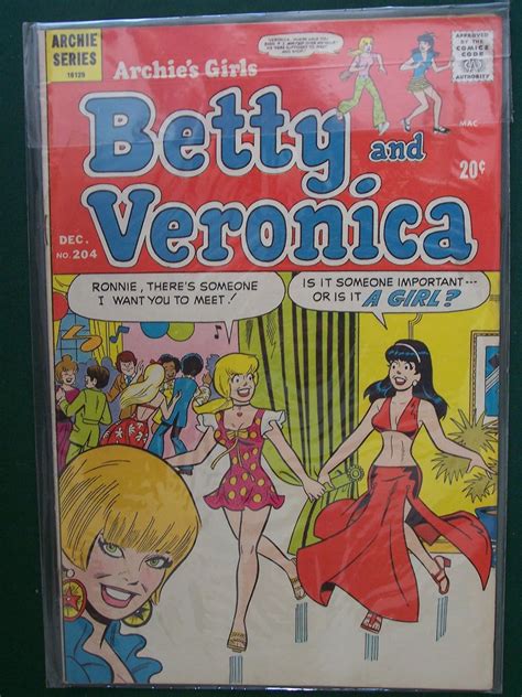 Archies Girls Betty And Veronica 204 December 1972 Archie Comics