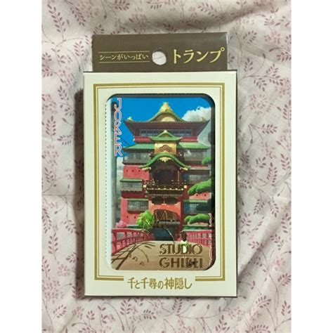 Studio Ghibli Spirited Away Playing Cards Shopee Philippines