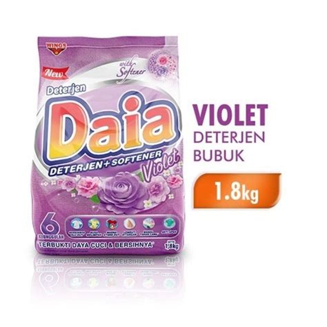 Jual DAIA Detergen Softener Violet 1 7 Kg Kemasan Baru Shopee Indonesia