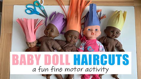 Baby Doll Haircuts Activity Happy Toddler Playtime