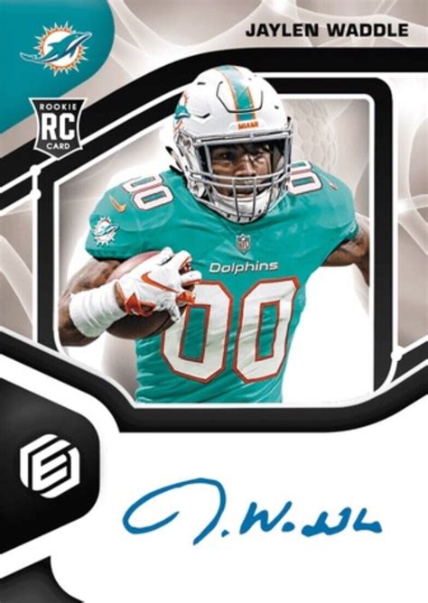 2021 Elements Jaylen Waddle Rookie Auto RC NFL Blitz Digital Card EBay