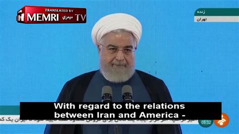 Irans President Rouhani Alludes To Possible Meeting With Trump Only If Us Lifts Sanctions