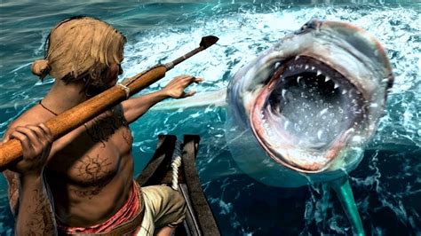 Assassin S Creed Hunting Jaws Great White Shark Youtube