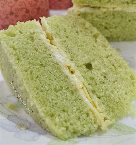 I Love I Cook I Bake Steamed Pandan Cheese Layered Cake