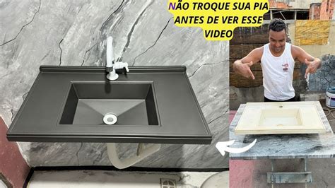 Genial Uma Ideia De Milh Es N O Troque Sua Pia Sem Antes Ver Sse Video