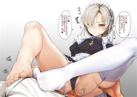 Rule 34 Azur Lane Cameltoe Feet Footjob Footjob Over Clothes Footjob With Legwear Pantsu