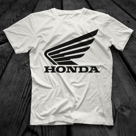 Honda White Unisex T Shirt Tees Shirts Printed Shirts Shirt