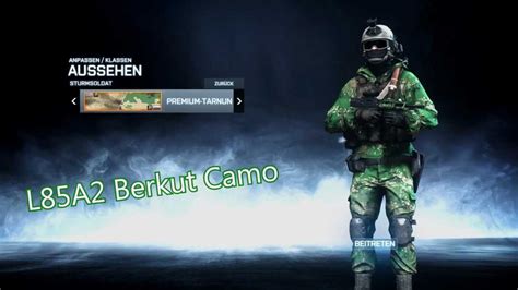 Battlefield 3 L85a2 Berkut Camo Youtube