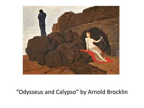 Odysseus And Calypso By Arnold Brocklin