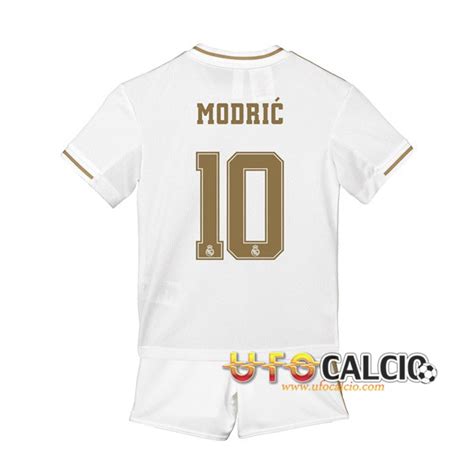 Nuova Maglia Calcio Real Madrid MODRIC 10 Bambino Prima 2019 2020