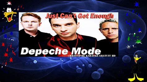 Depeche Mode Just Can T Get Enough YouTube