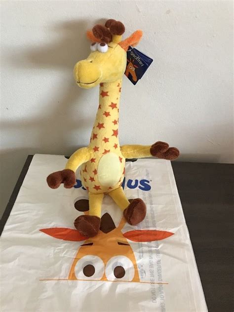 Geoffrey Giraffe Toys R Us Stuffed Plush 17 And New Tru Bag