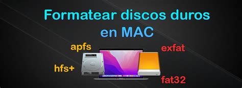 Cómo formatear un disco duro o USB en MAC